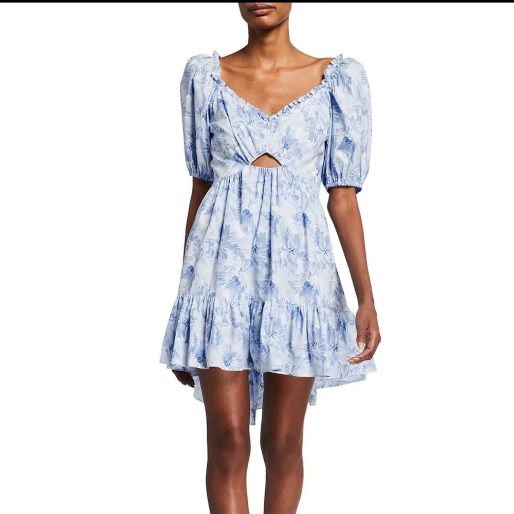 Cinq a Sept  Kayla Dress in Periwinkle Multi